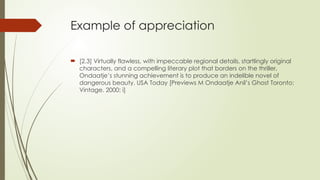 Indelible Example Understanding Appraisal Theory: Language of Evaluation and Engagement ...