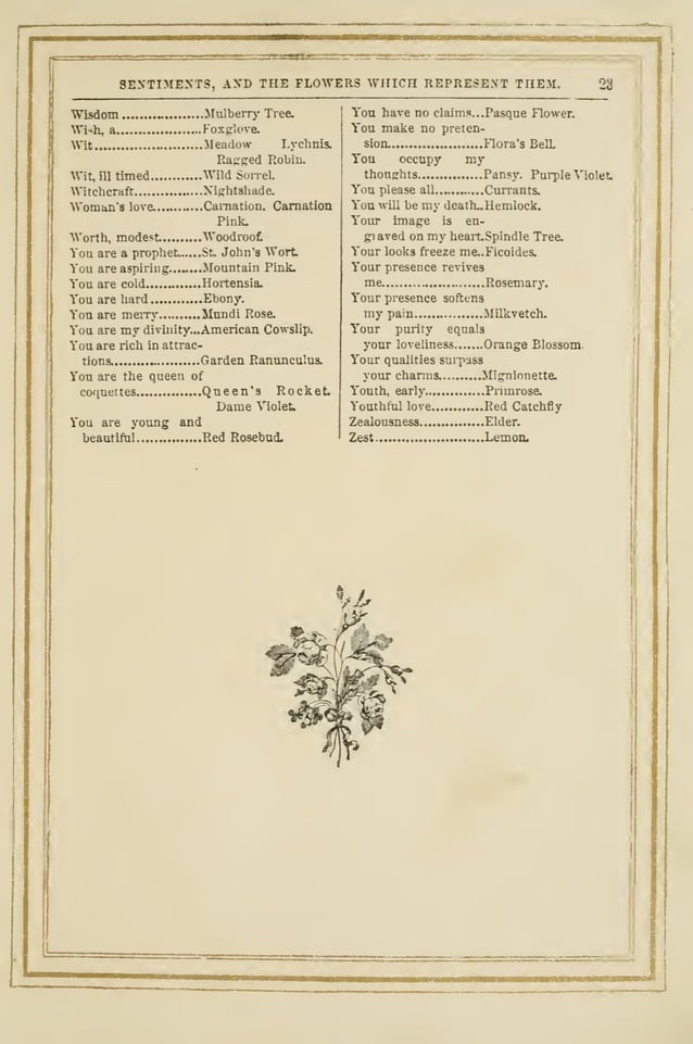 The Language and Poetry of Flowers