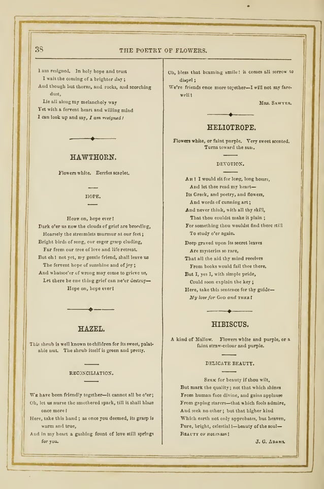 The Language and Poetry of Flowers