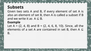 Reserved Sets Math Language of Sets (mathematics in the modern world) Lesson 2.pptx
