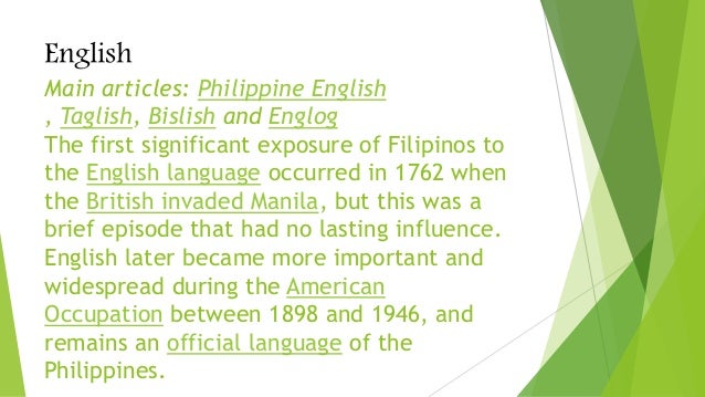 Language Of The Philippines Ppt Language Of The Philippines Ppt