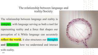 Examples Language Changing Reality Language & Philosophy & Basics of it pptx | PPTX