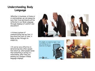 Body Language presentation by Gabriel Larotta Florez | PPTX