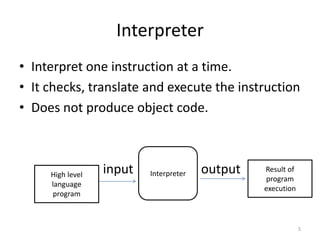Language processor | PPTX | Programming Languages | Computing