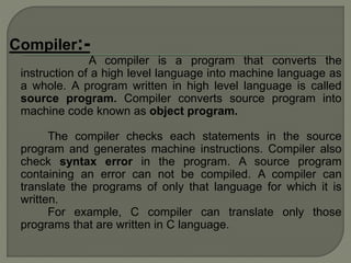 Language processor | PPTX