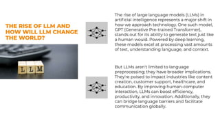 Language Redefined: The Future with Large Language Models | PPTX