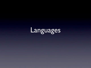 Languages
 