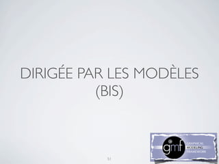 DIRIGÉE PAR LES MODÈLES
          (BIS)



           51
 