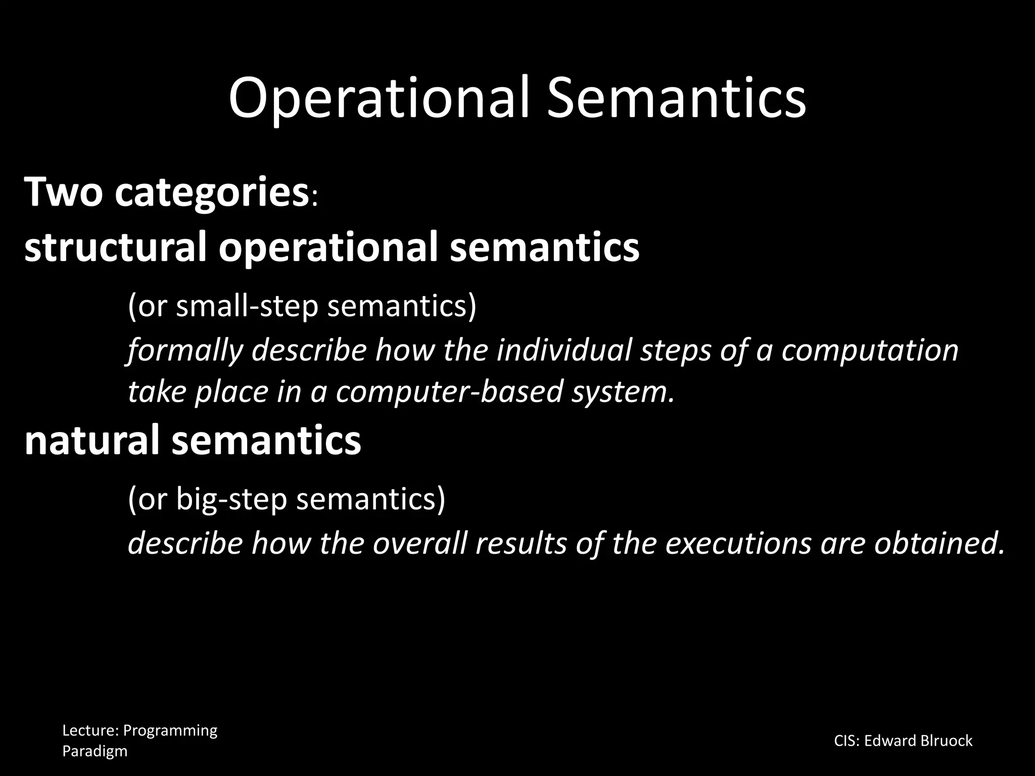 Programming Languages | PPT