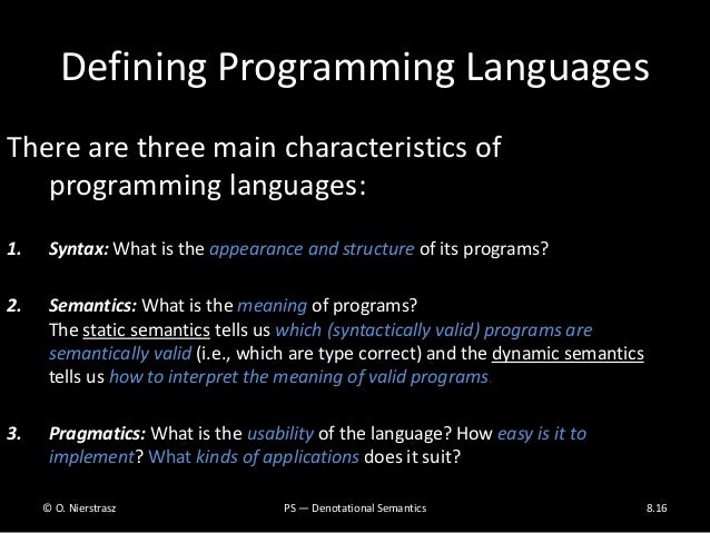 Programming Languages
