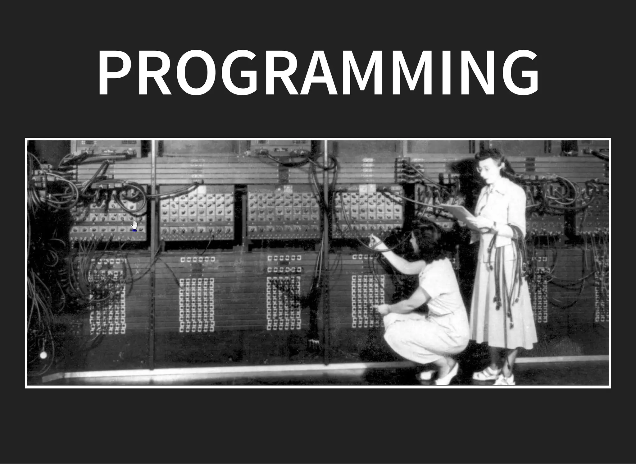 PROGRAMMINGPROGRAMMING
 