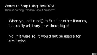 Language, Simulation and Inference | PDF