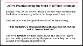 Language skills: teaching academic keywords | PPTX | Chemistry | Science