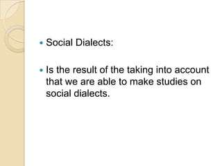 Language, society and culture | PPTX