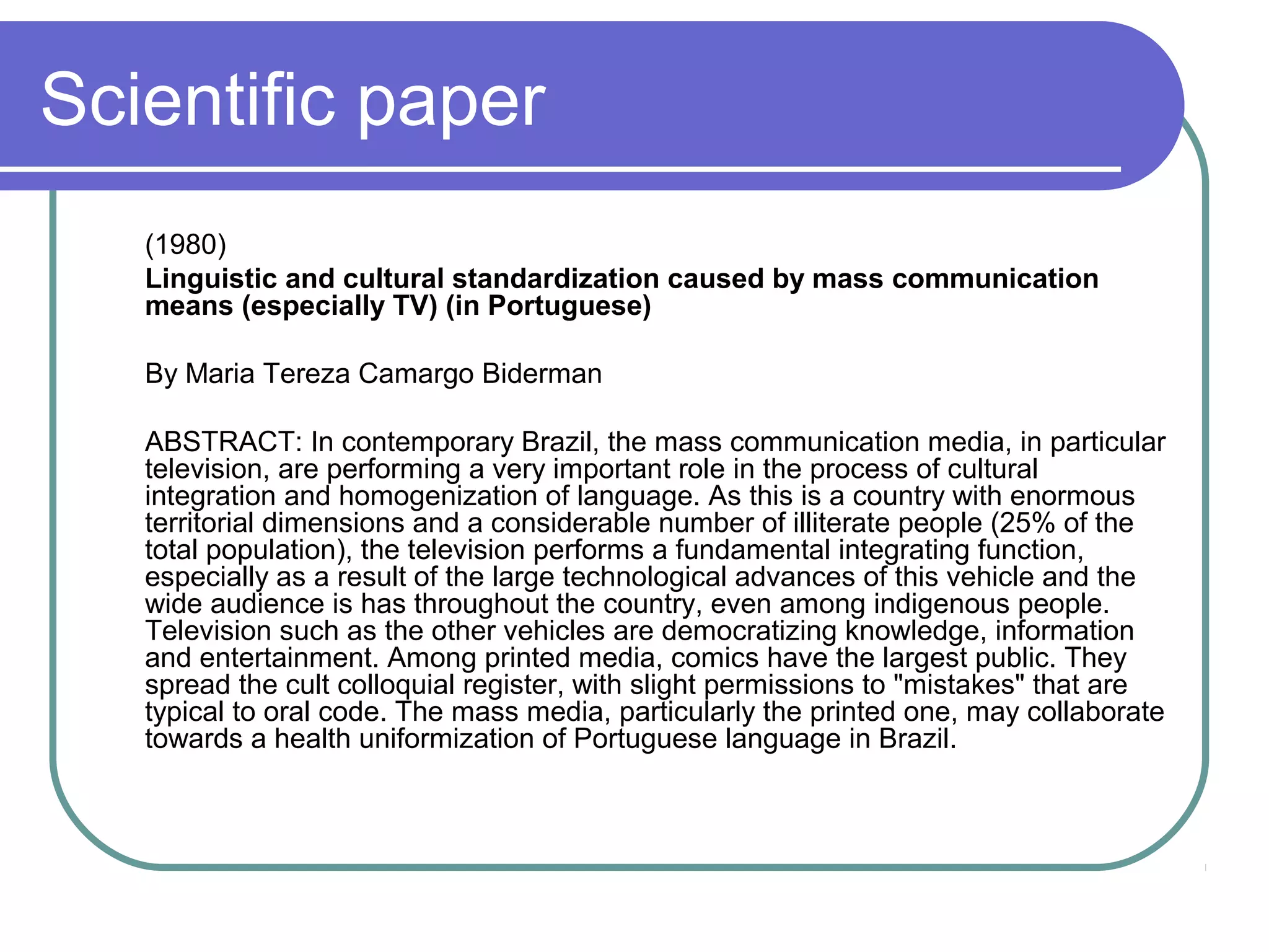 Language standardization: How and why | PPT
