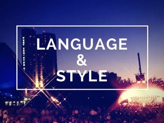 Language & Style (Rhetorical Devices)