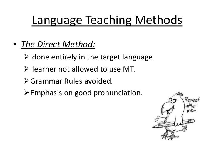 Language teaching methods