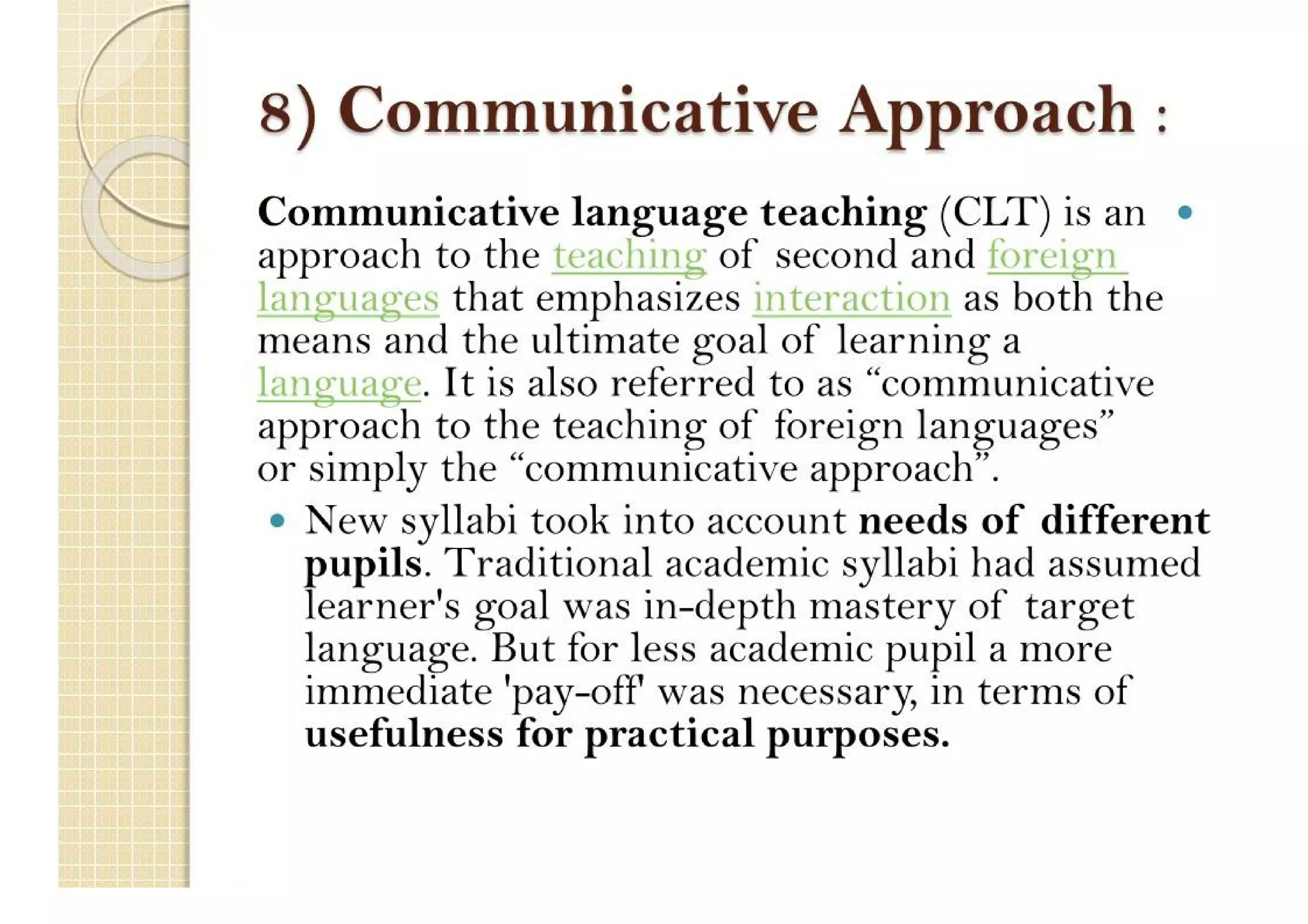 Language Teaching Methods