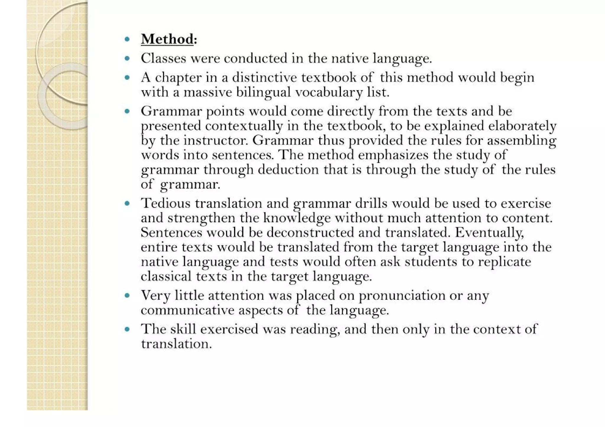 Language Teaching Methods
