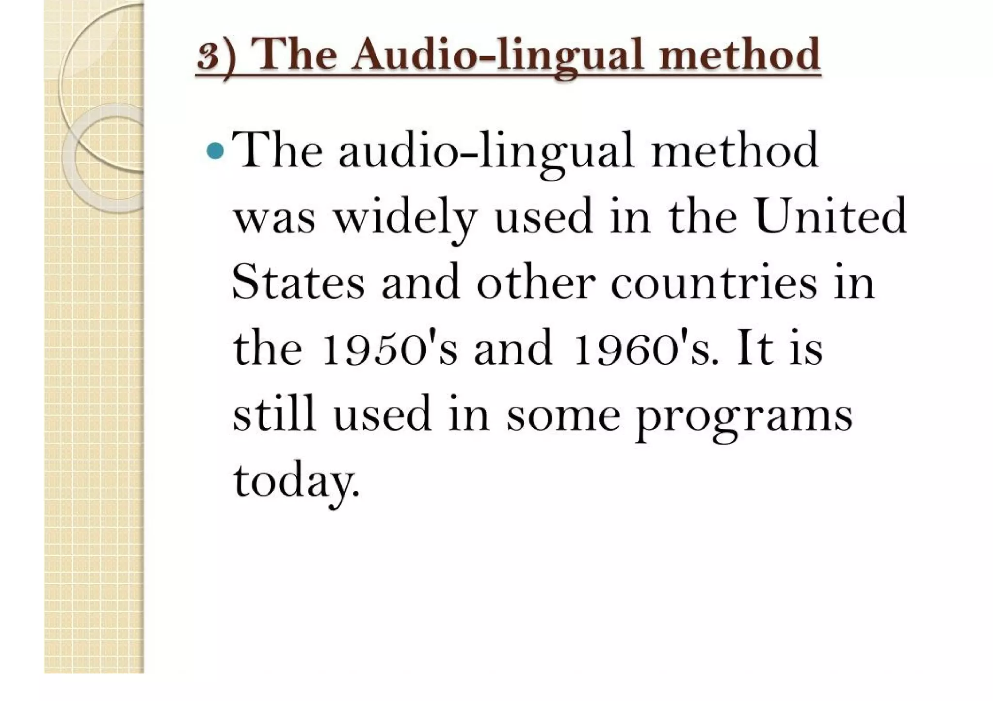 Language Teaching Methods