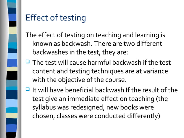 Language Testing PPT