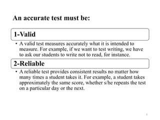 Language testing | PPT | Standardized Testing | Educational Assessment