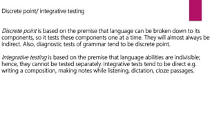  introducing language testing  and assessment