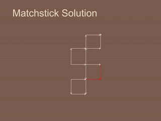 Matchstick Solution
 