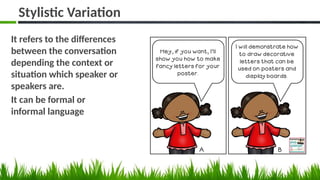 Vocabulary Variation Examples Types of Language Variation in English Language.pptx