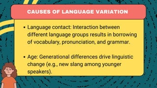Comprehensive Overview of Language Variation: Types, Causes, and Social ...