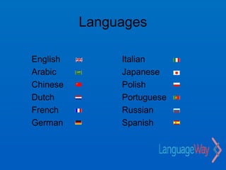 Languages
 