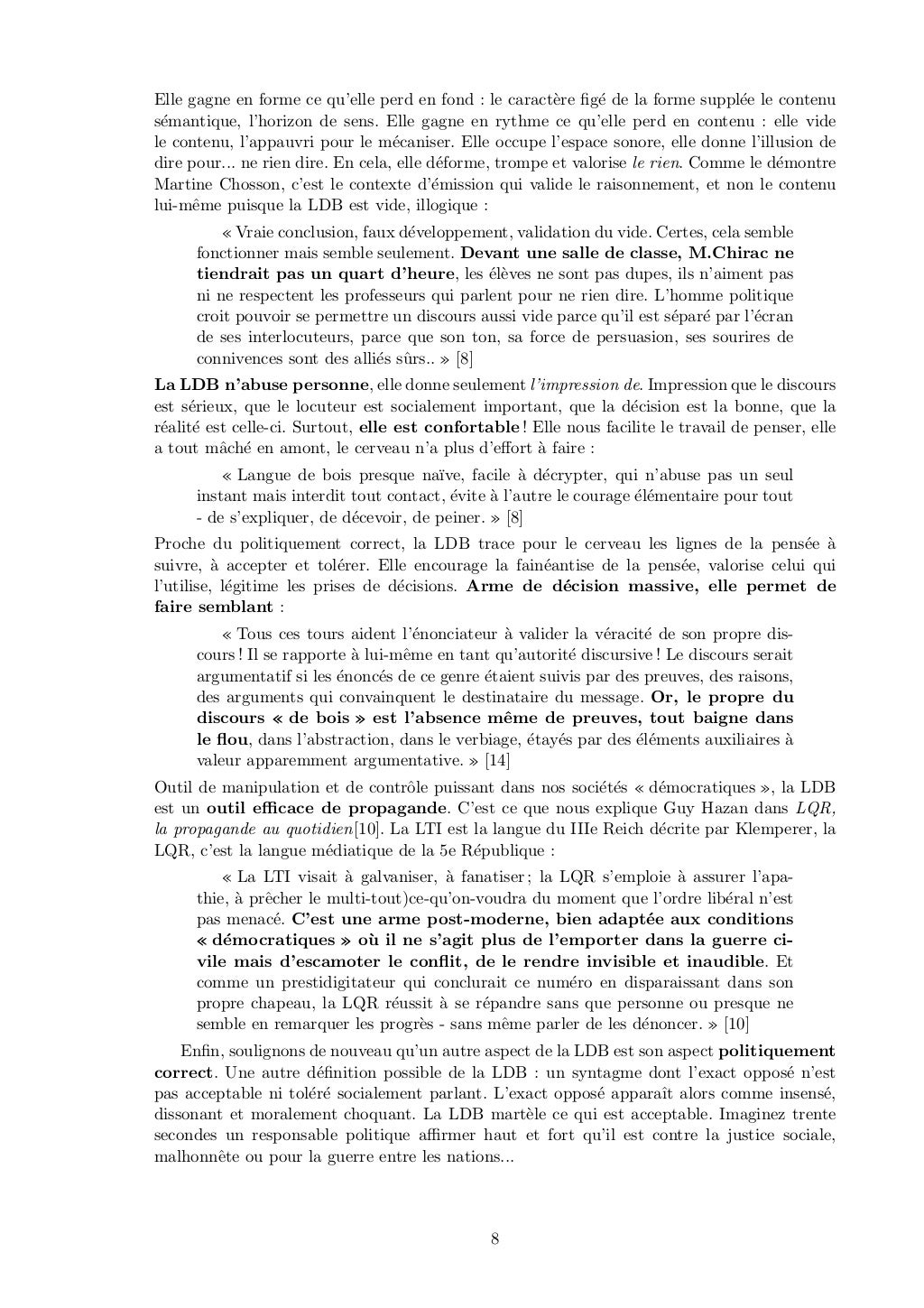 Définition de la langue de bois comment la reconnaiton