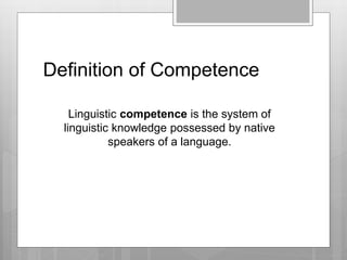 Langue vs comp | PPT