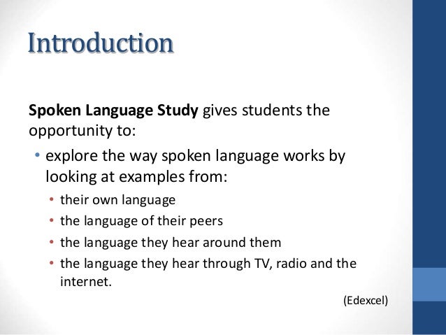 Gcse Spoken Language Essay Help