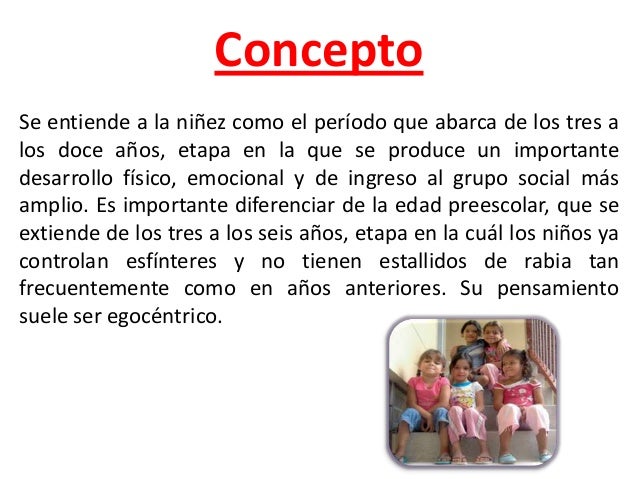 La niñez