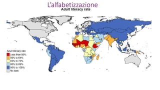 L’alfabetizzazione
 
