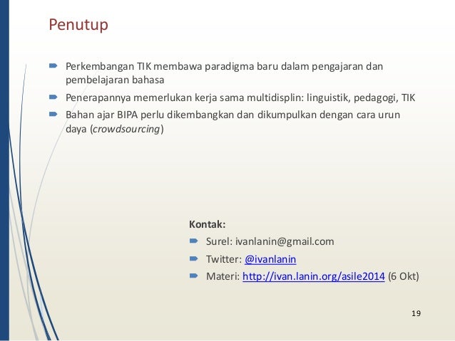 Lanin (2014) Pemberdayaan teknologi untuk pengembangan 