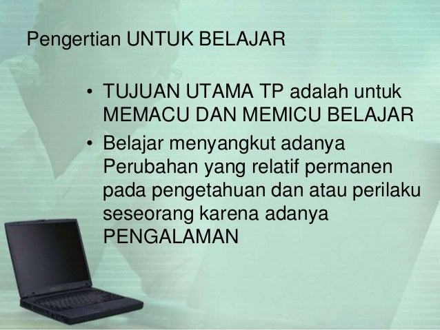 Landasan teknologi pembelajaran
