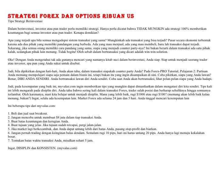 Forex killer tips