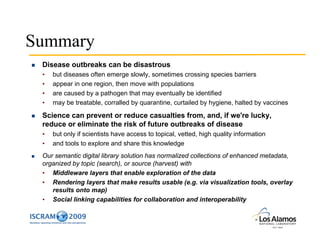 Using Architectures for Semantic Interoperability to Create Journal Clubs for Emergency Response