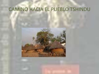 CAMINO HACIA EL PUEBLO TSHINDU