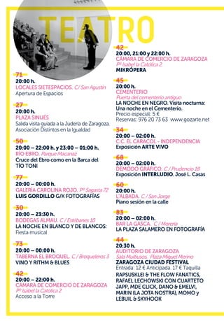 RAPSUSKLEI & THE FLOW FANATICS,
RAFAEL LECHOWSKI CON CUARTETO
JAPP, MDE CLICK, DANO & EMELVI,
MARIN (LA JOTA NOSTRA), MOMO y
LEBUIL & SKYHOOK
 