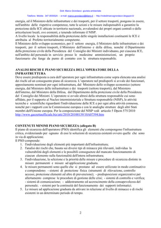 La normativa sulle infrastrutture critiche | PDF