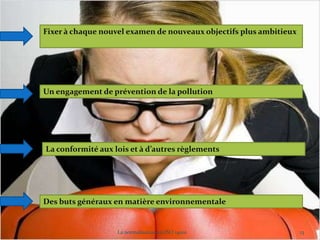 Le SME, ses étapes clefsGéographiqueI. Définition du domaine d’application9La normalisation en ISO 14001