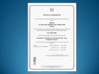 Le SME, ses étapes clefsII. Analyse environnementale2 types de documentsL’étude d’impact 