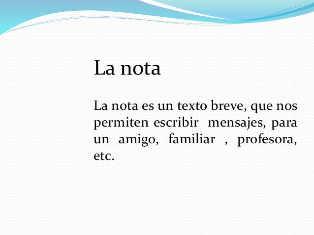 La nota