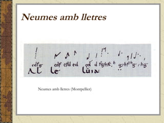 Neumes amb lletres Neumes amb lletres (Montpellier) 