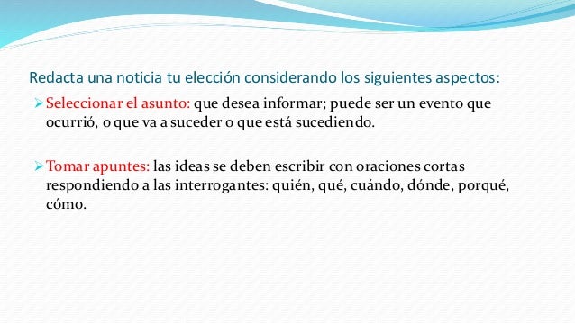 La noticia