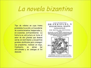 La novela en los siglos de oro