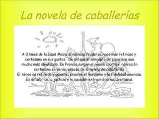 La novela en los siglos de oro